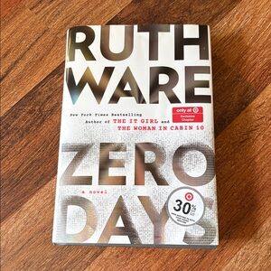 Ruth Ware 'Zero Days' Hardcover Book